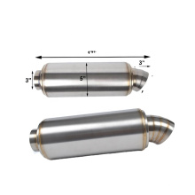 Universal Stainless Turndown Dolphin Tail Tip Muffler